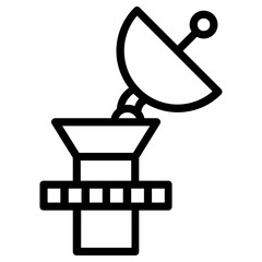 control tower icon, simple vector design - obrazy, fototapety, plakaty