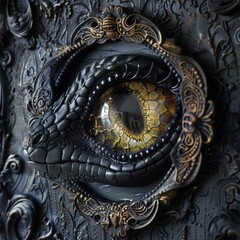 Basilisk eye a window into ancient myths