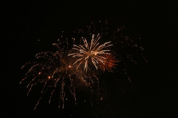 fireworks in the sky