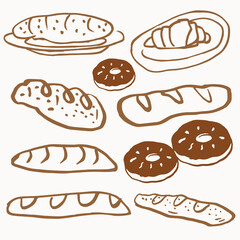 Bread Outline Collection.eps