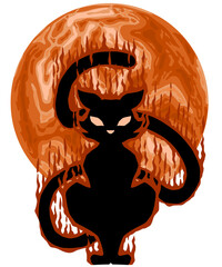 BlackCat halloween retrostyle retro streetfashion vintage oldschool oldschoolstyle 90s 80s