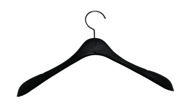 a black hanger