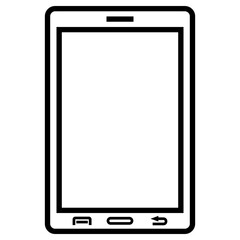 tablet icon, simple vector design