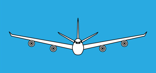 Airplane - Front view