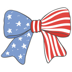 4th of July Bow png