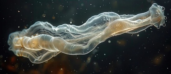 Vorticella in Motion A Graceful Dance of Nutrition in a Microscopic World