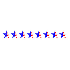American flag stars