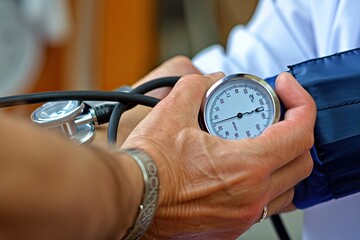 Blood pressure measurement assesses the force of blood against artery walls, Blood pressure measurement gauges the pressure of blood against artery walls.