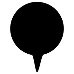 Fototapeta na wymiar bullet point icon, simple vector design