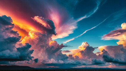 Colorful Cloud Sunset 