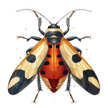 Toe-Biters Electric Light Bugs Cartoon, Isolated Transparent Background Images