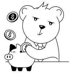 Obraz na płótnie Canvas money savings icon, simple vector design