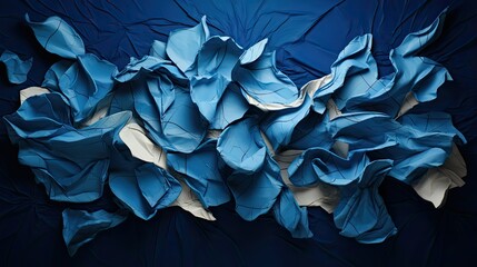 background torn paper blue