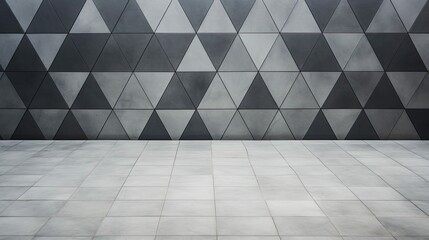 larger gray triangle pattern - Powered by Adobe