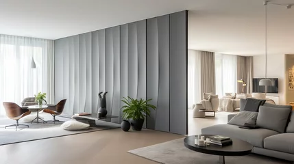 Tuinposter contemporary gray divider © vectorwin