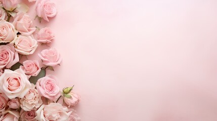 soft pastel pink background
