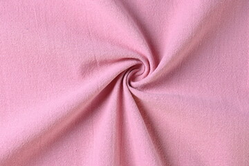 pink rose cotton texture color of fabric textile industry, abstract image for fashion cloth design background