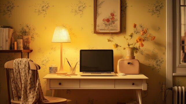 wallpaper yellow workspace