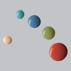 The color palette mixes bold and pastel shades, providing a versatile canvas for a variety of design jobs.