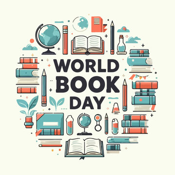 World Book Day vector image