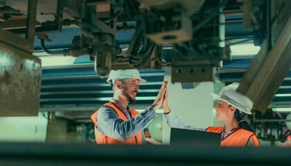 Rail technicians identify, repair engine issues, prevent fuel leaks for efficient train operation