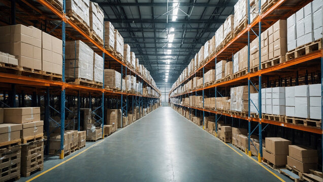 Large Distribution Center Warehouse 