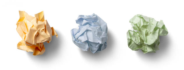 丸めた紙クズのテクスチャー