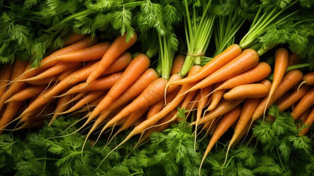 appealing fresh carrot background