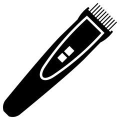 electric trimmer icon, simple vector design