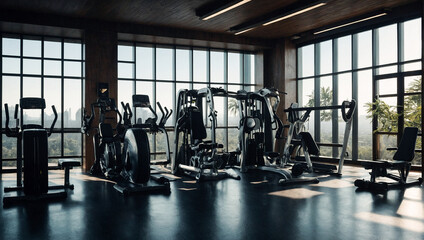 Fototapeta premium Luxury Fitness Gym 