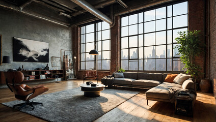 Modern Loft Apartment in New York 