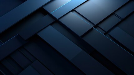 shapes navy blue presentation background