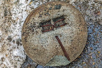 Inverted spherical fence on a spring day