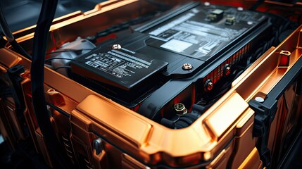 backup generator battery - obrazy, fototapety, plakaty