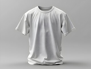 Blank White T Shirt Mockup for Apparel and Clothing Design Branding and Marketing