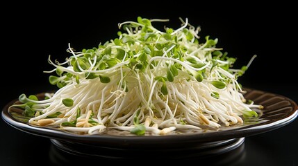 stems bean sprout