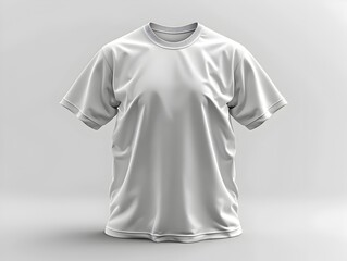Blank White T Shirt Mockup for Clothing Brand Promotion and Design