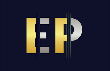 EP Letter Logo Template Illustration Design.