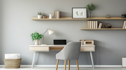 style grey home office