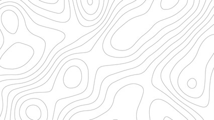 Topographic contour lines vector map seamless pattern vector. Abstract wavy line paper cut with Topographic canyon geometric map relief texture with curve. - obrazy, fototapety, plakaty