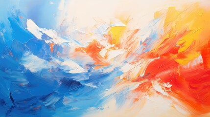 Fototapeta na wymiar vibrant oil painting background