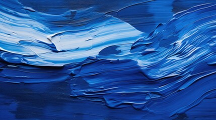 wooden blue acrylic paint strokes - obrazy, fototapety, plakaty