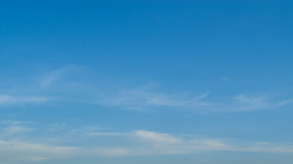 Beautiful Blue sky with white cloud background