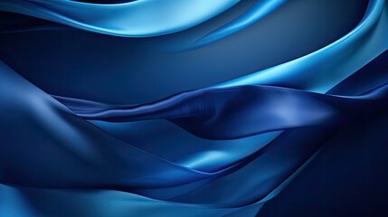 deep blue ribbon background