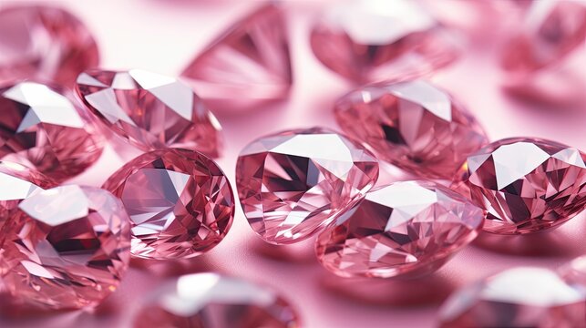 close pink diamond background
