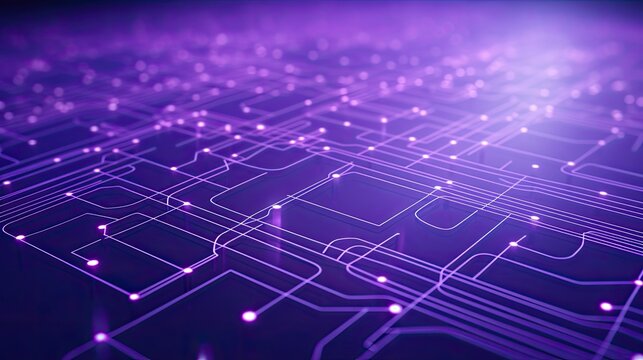 sleek purple technology background