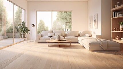 Fototapeta na wymiar wooden blurred flooring home interior