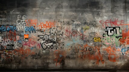 Obraz na płótnie Canvas urban concrete wall dark