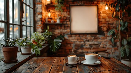 Inviting Serenity: A Warm Welcome in the Heart of a Rustic Cafe
