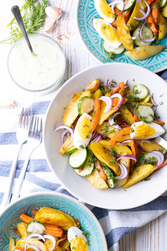 healthy potato salad